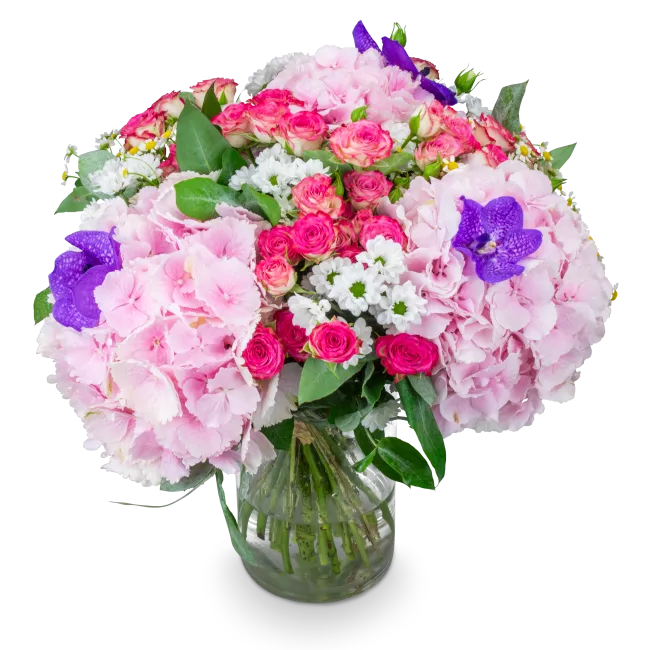 Bouquet with hydrangea